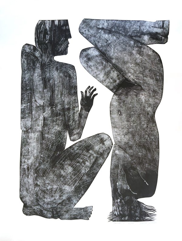 Lovers test, limited editions prints, figurative art, by Jolanta Johnsson