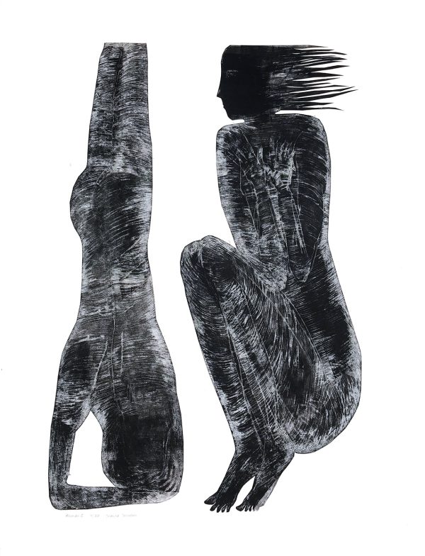 Man vs woman, limited editions prints, figurative art, nude by Jolanta Johnsson